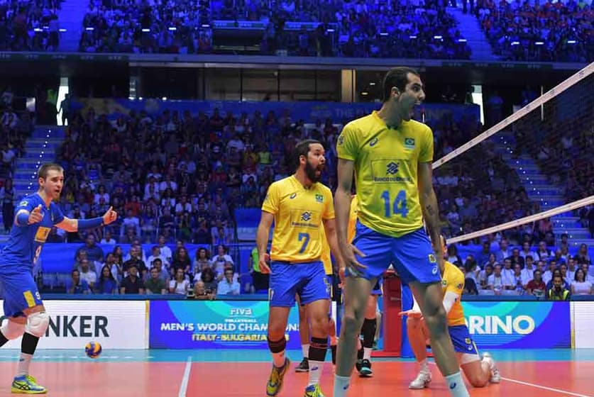 Brasil passa por cima da Rússia e está na final do vôlei masculino