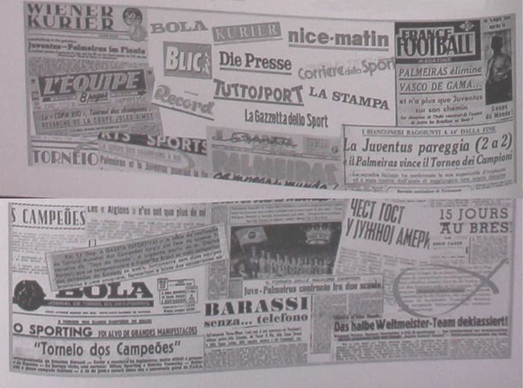 Gazeta Esportiva 1951 - Palmeiras Campeão Mundial - Palmeiras Store