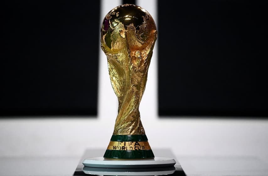 Qatar 2022 Novo Troféu Copa do Mundo de Futebol Prêmio Campeão de Futebol  de Ouro Torcedor 36 cm