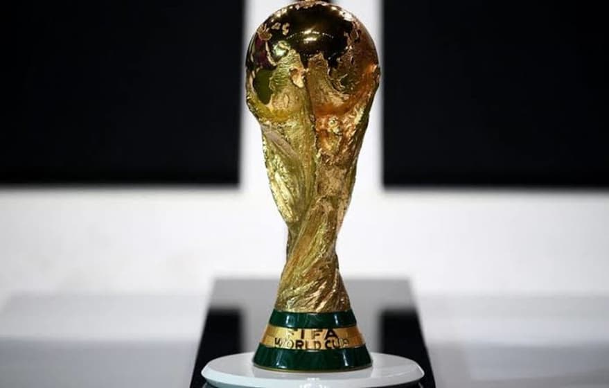 Qatar 2022 Novo Troféu Copa do Mundo de Futebol Prêmio Campeão de Futebol  de Ouro Torcedor 36 cm