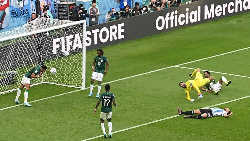 VÍDEO: veja os melhores momentos de Argentina 1 x 2 Arábia Saudita na Copa  do Mundo