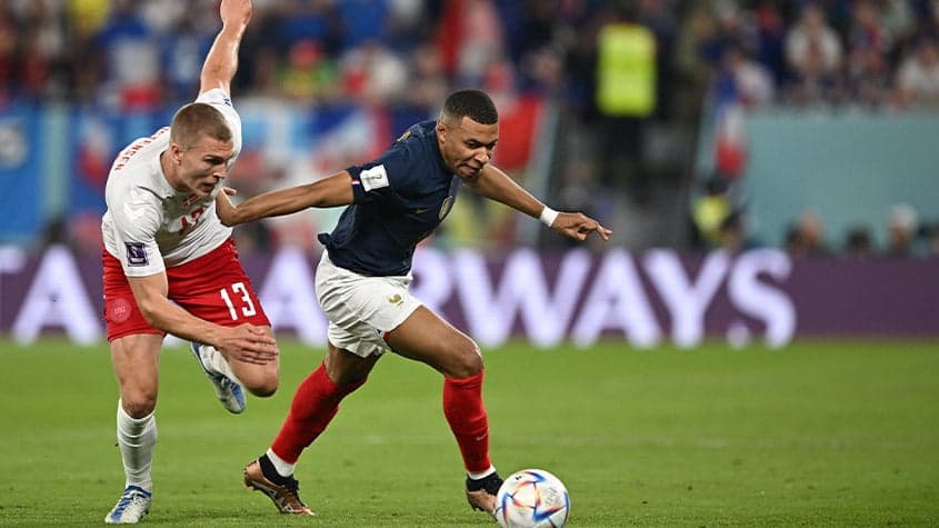 Copa: Mbappé decide, França bate Dinamarca e é 1ª classificada