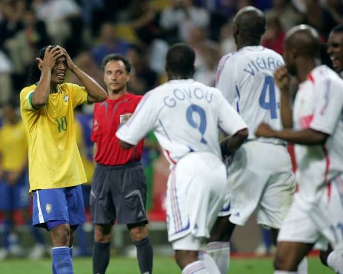 Brasil não vence europeus em mata-mata de Copa do Mundo há 20 anos