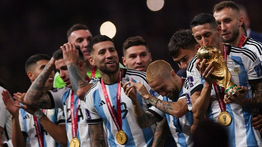Argentina Taça Campeã do Mundo