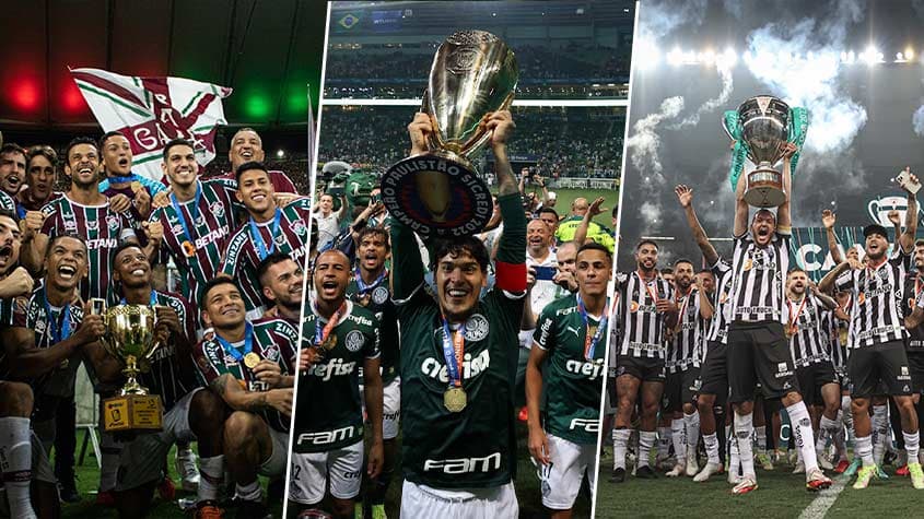 Campeões Estaduais - Fluminense, Palmeiras e Atletico MG