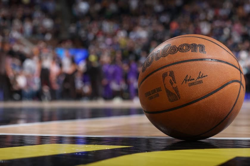 Bola de Basquete Spalding Time nba Golden State Warriors em