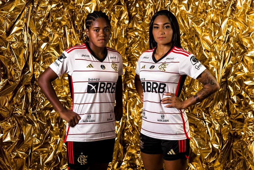 Manto Flamengo Feminina Jogo 2 Adidas 2023 - flamengo