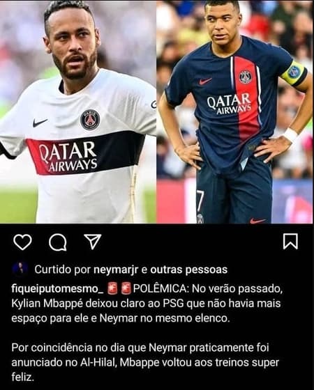 Mbappé revela que 'não é fácil' jogar com Neymar: 'Ele é muito
