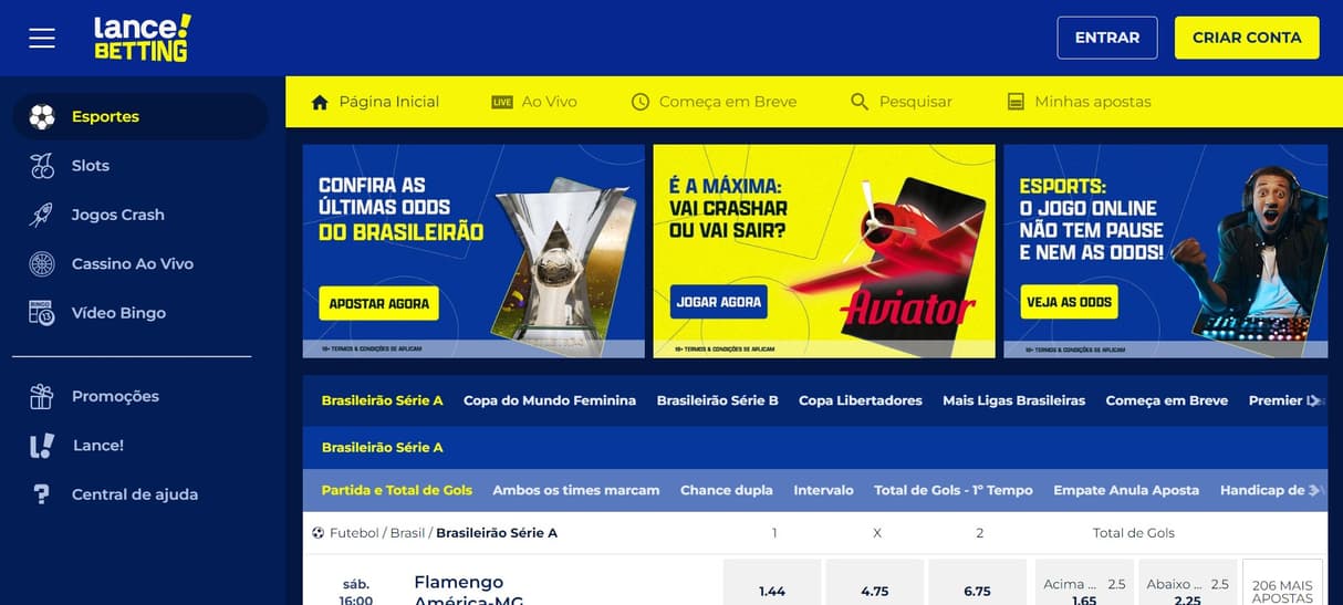 Lance Betting: Aposte R$10 na Libertadores e ganhe R$5