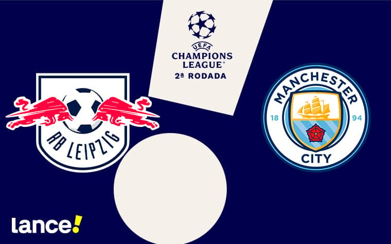 Manchester City x Red Bull Leipzig: tempo real e onde assistir ao jogo pela  Champions League