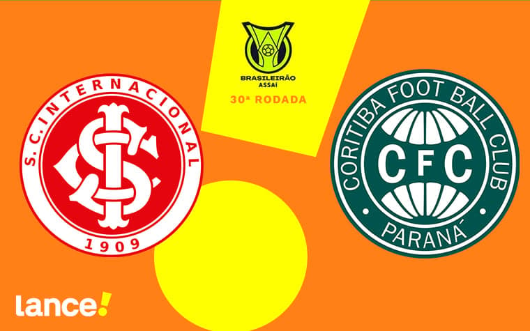 Coritiba x Internacional hoje; veja horário e onde assistir ao vivo