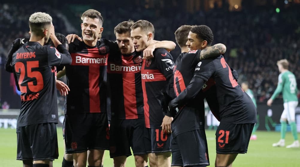 Leverkusen lidera invicto a Bundesliga, enquanto Borussia Dortmund