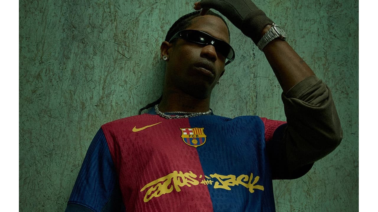 Barcelona anuncia camisa em parceria com Travis Scott; veja fotos