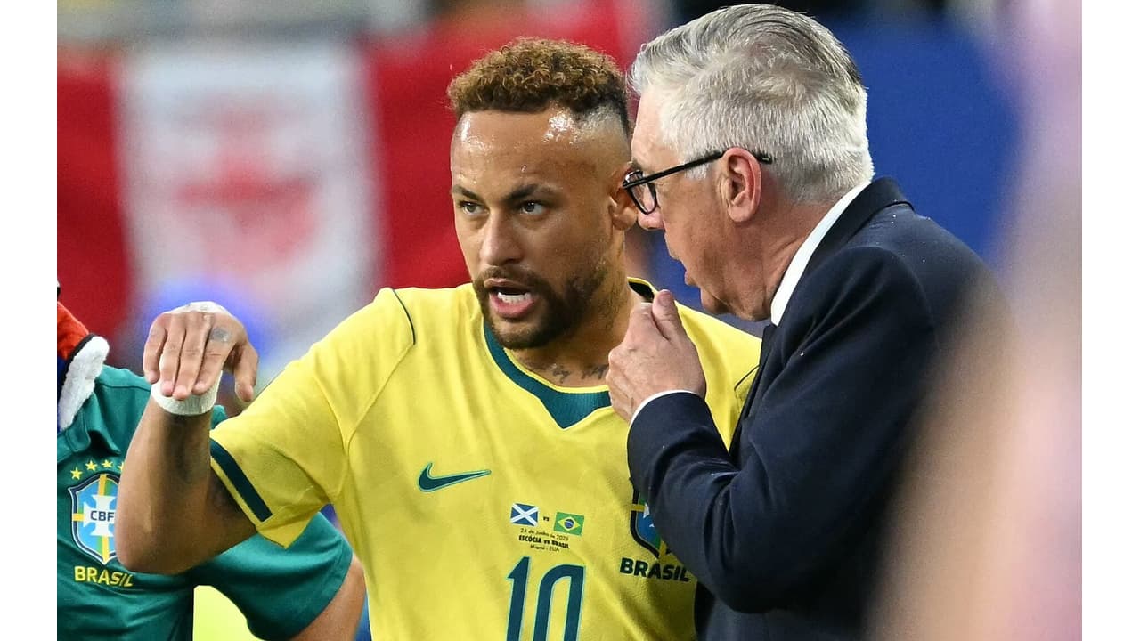 Ancelotti: 'Aos 34 anos, Neymar tem a paixão de um menino pelo futebol'