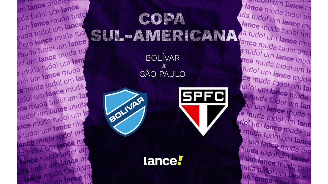 Imagem ilustrativa sobre Bolívar x São Paulo: onde assistir ao vivo, horário e escalações
