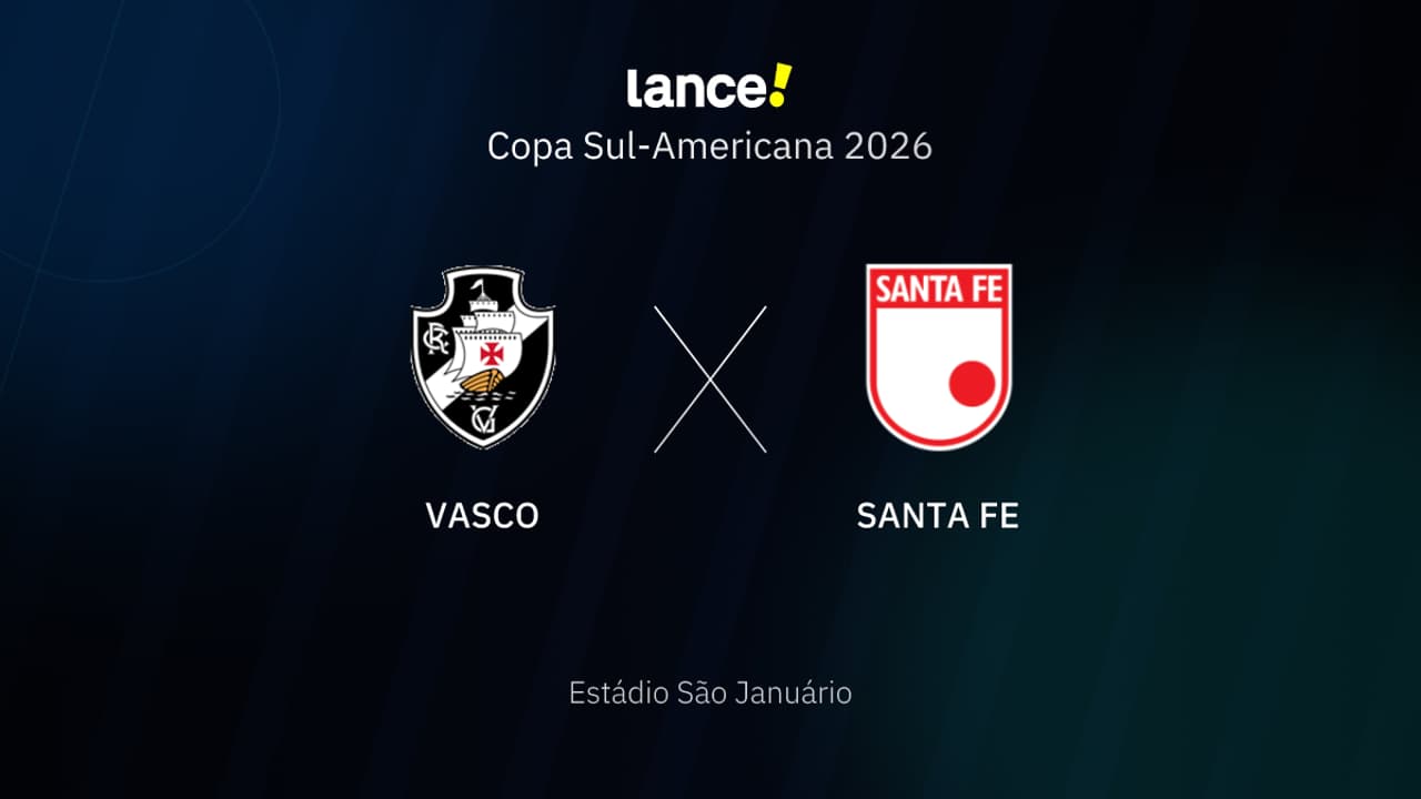 Imagem ilustrativa sobre Vasco x Santa Fe: onde assistir ao vivo, horário e escalações da 4ª de final da Sul‑Americana