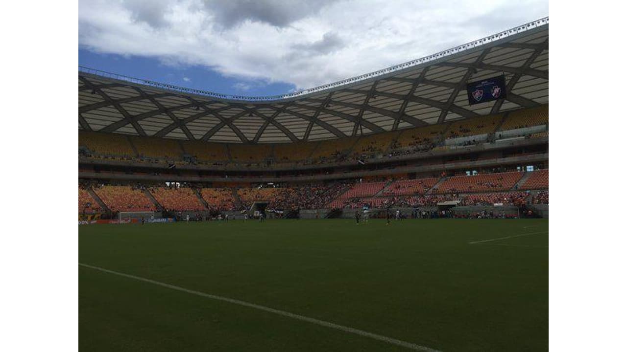 Com presença de Gabigol, Arena da Amazônia lança 'Anéis Olímpicos'