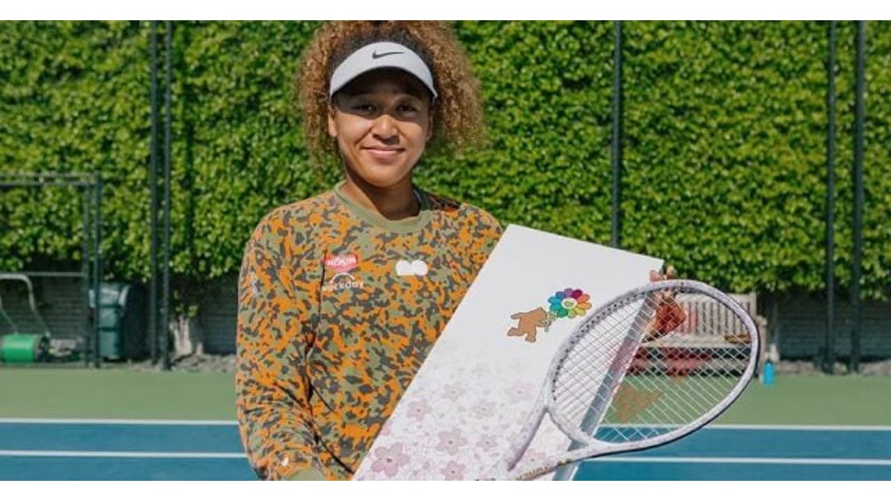 Osaka lança raquete com arte de Takashi Murakami para o US Open