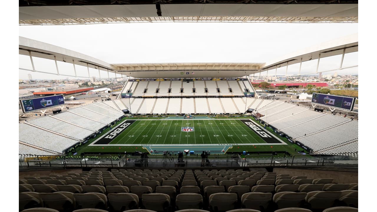 NFL: Arena Corinthians se prepara com novo gramado e maior capacidade