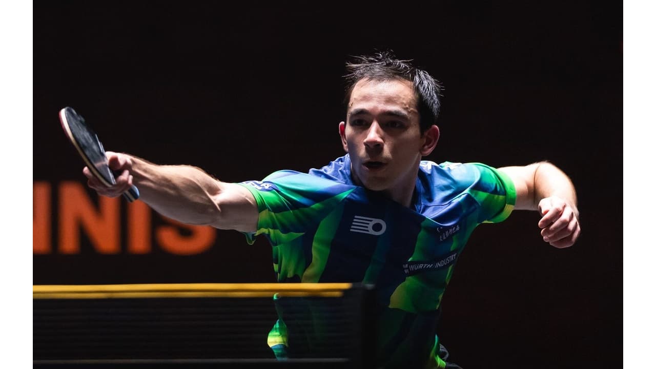 Hugo Calderano é eliminado do WTT de Montpellier com zebra
