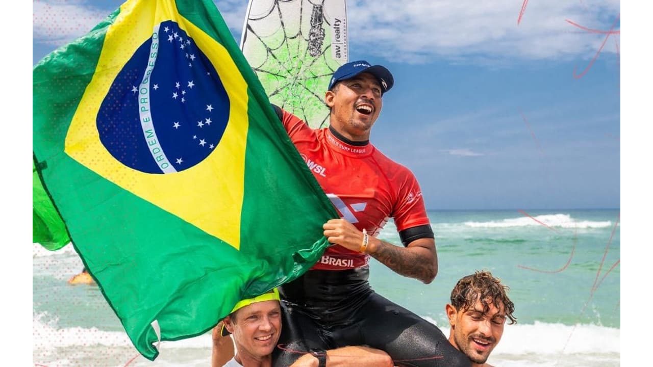 Samuel Pupo é campeão do WSL Challenger de Saquarema