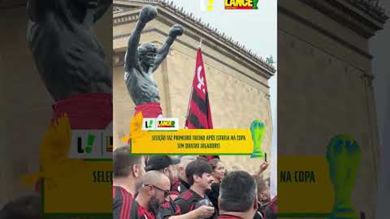 Torcida Do Flamengo Faz Festa Na Estátua Do Rocky Balboa