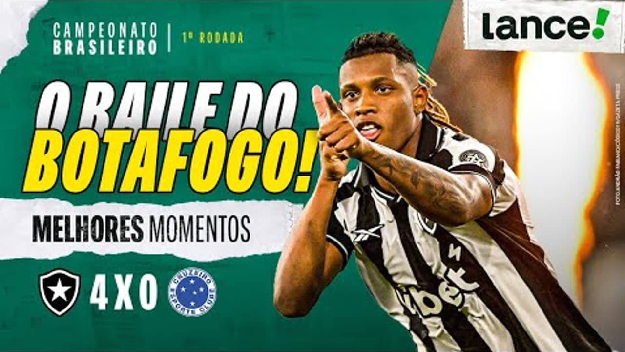 BOTAFOGO 4 X 0 CRUZEIRO – MELHORES MOMENTOS – CAMPEONATO BRASILEIRO ...