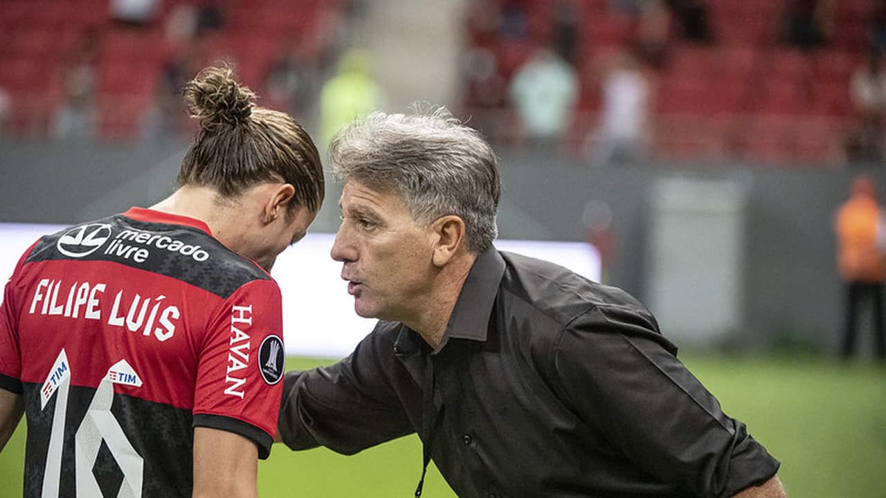 Renato Gaúcho alerta sobre renovação de Filipe Luís no Flamengo: Clubes europeus na briga
