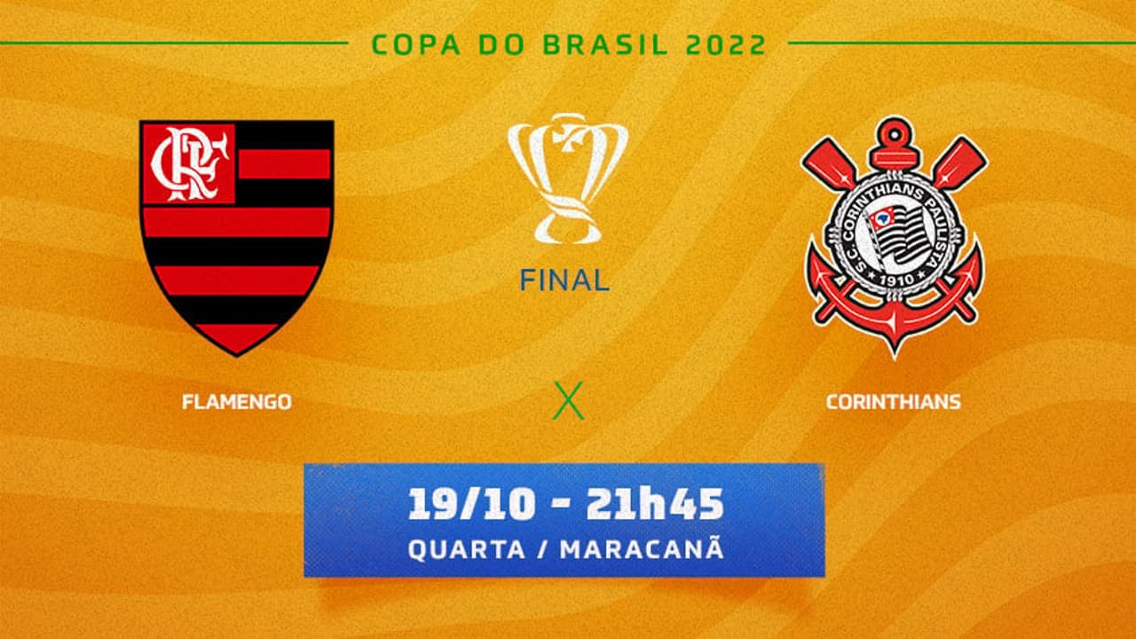 FINAL Copa do Brasil: Ingressos para Flamengo X Corinthians (19/10, Maracanã )