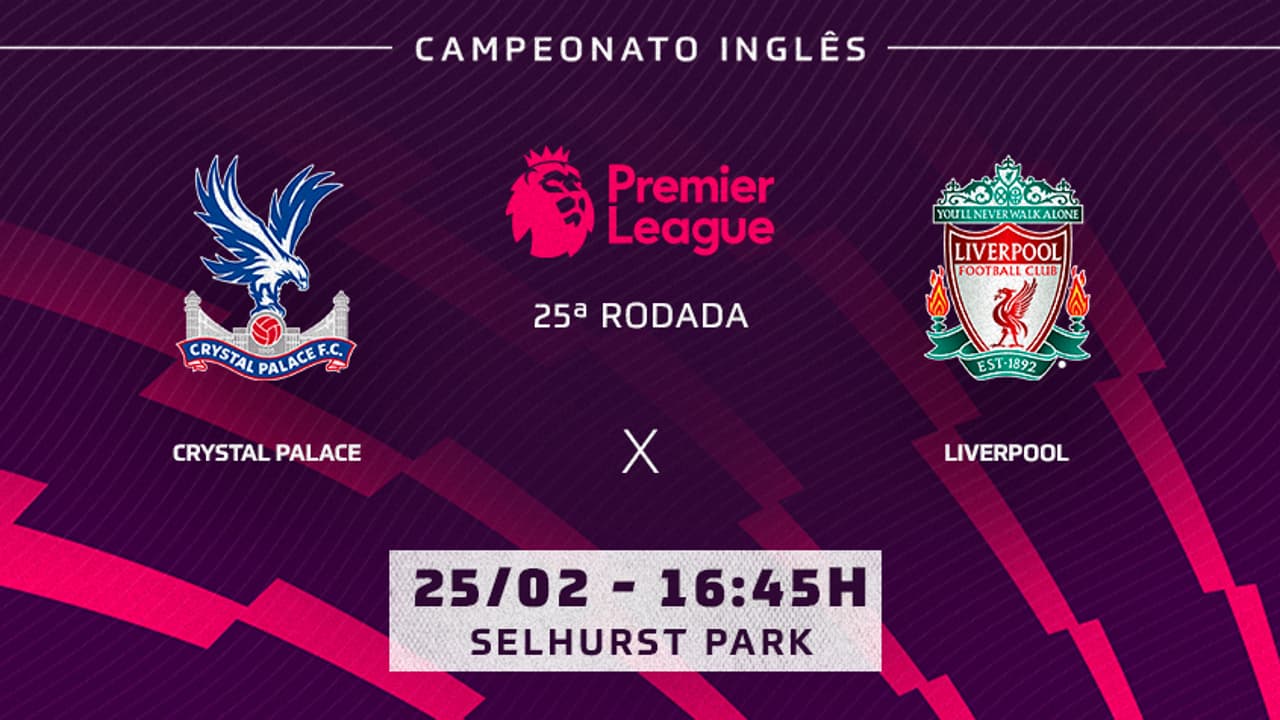 Crystal Palace X Liverpool Onde Assistir Horário E Escalações Do Jogo