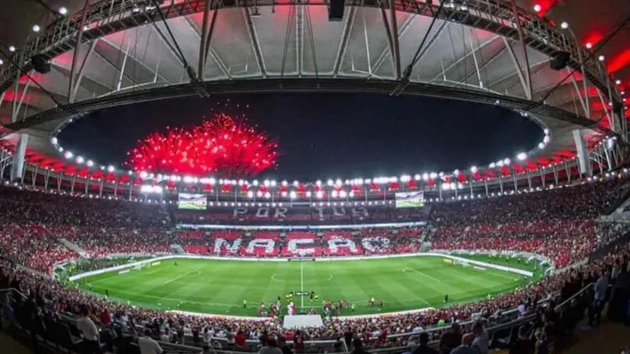 Flamengo lidera média de público no futebol brasileiro em 2024.