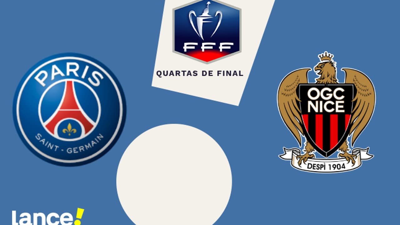 Onde assistir e as prováveis escalações de PSG x Nice - Lance!