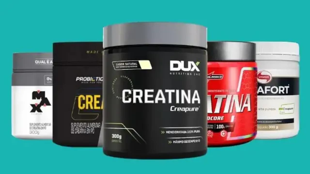 Qual a melhor creatina em 2025: Growth, Max Titanium, DUX