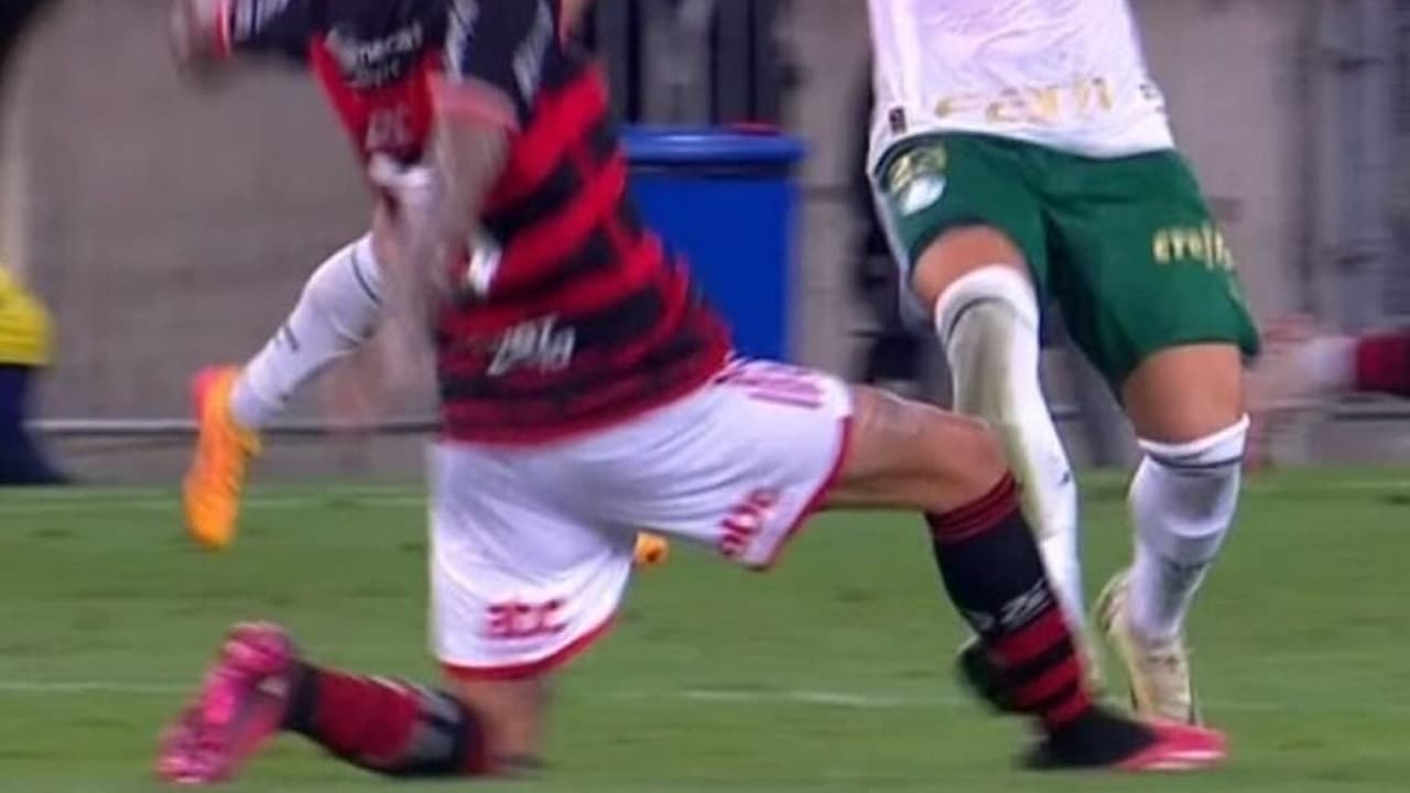 Polêmica: Ex-Árbitro Decide se Lance de Flamengo x Palmeiras Merecia Expulsão
