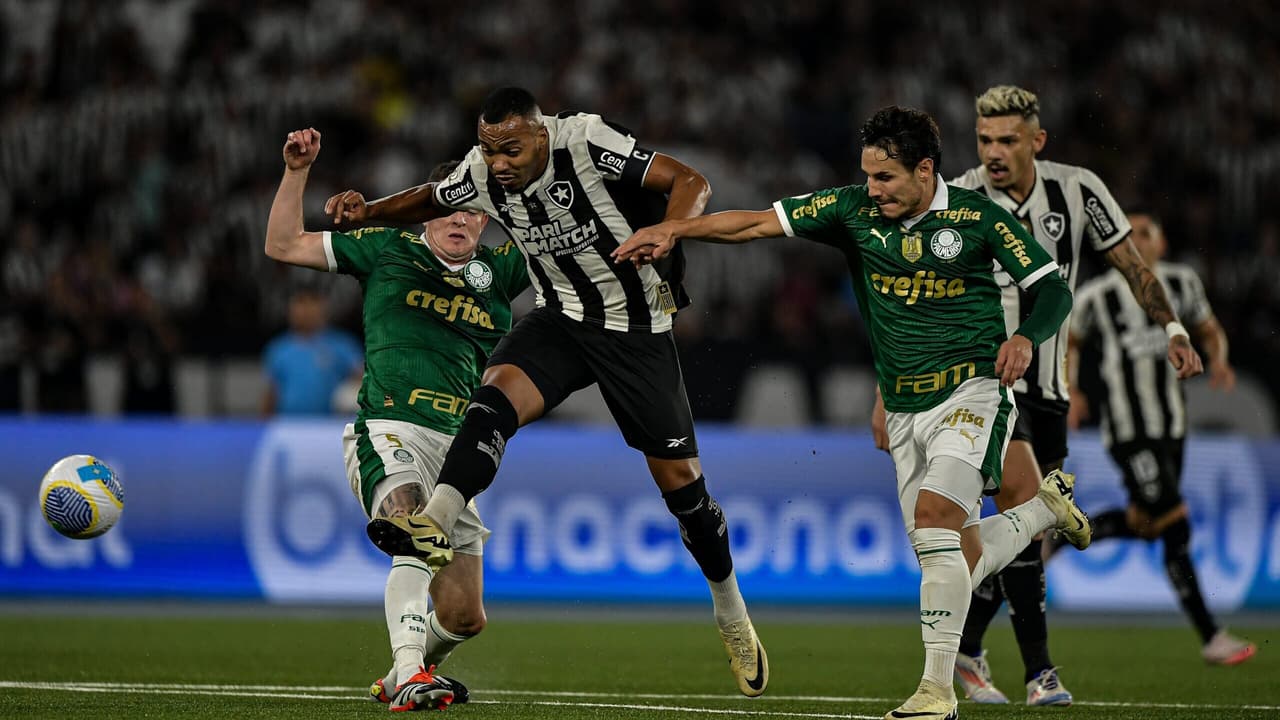 Botafogo x Palmeiras: transmissão ao vivo, horário e escalações na Libertadores