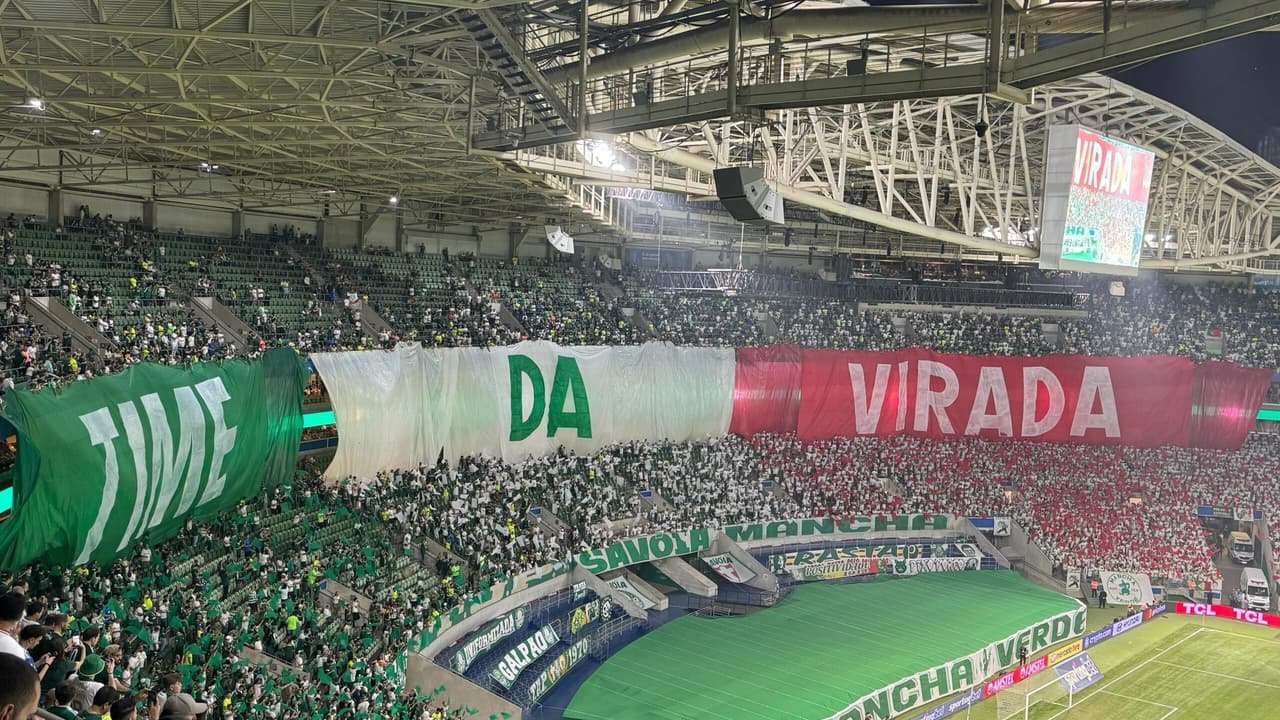 Mosaico da Torcida do Palmeiras recebe críticas