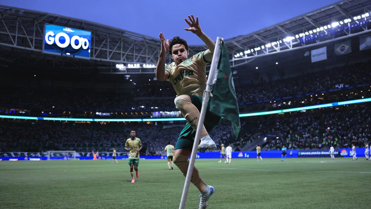 ÍDOLO E CAMPEÃO! Raphael Veiga, maior artilheiro do Allianz Parque com o Palmeiras