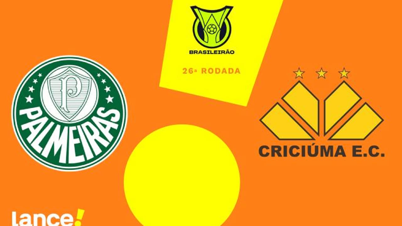 Palmeiras x Criciúma: transmissão, horário e escalações do jogo pelo Brasileirão