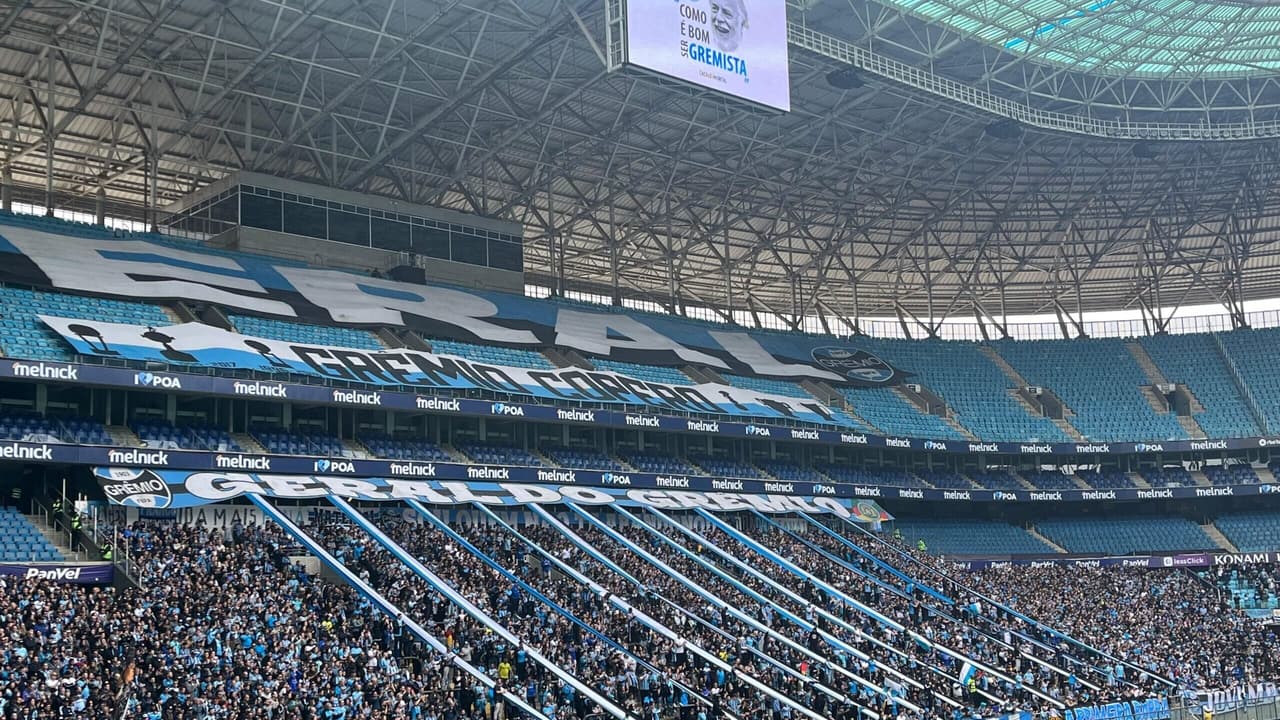 Grêmio retorna para arena com homenagens, ingressos esgotados e operação limitada