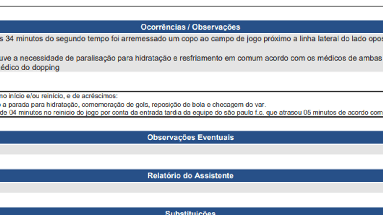 Arbitragem não registra cantos homofóbicos no clássico São Paulo x Corinthians.