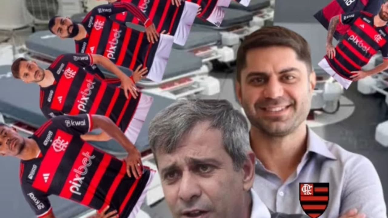 Lesões do Flamengo geram repercussão intensa nas redes sociais.