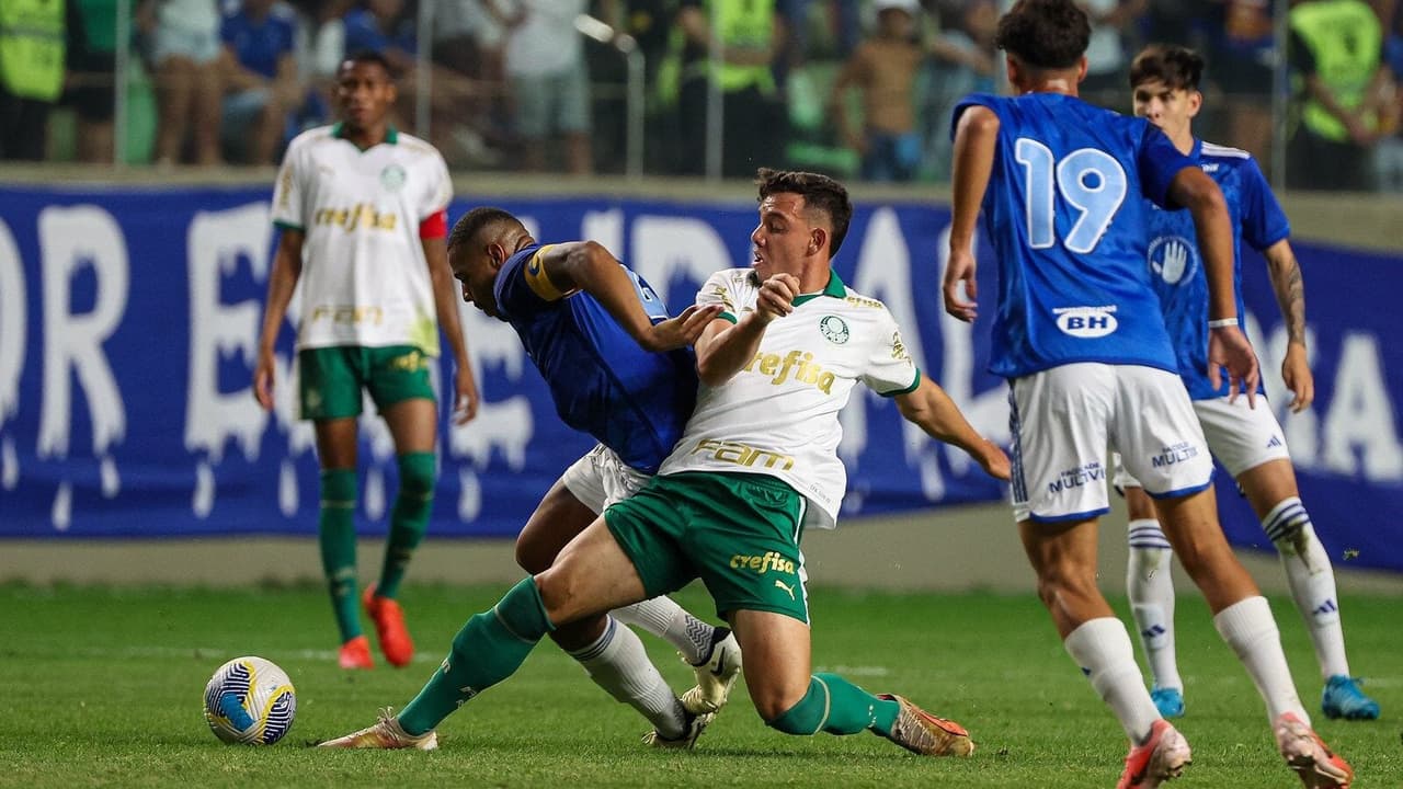 Palmeiras Sub-20 x Cruzeiro Sub-20: onde assistir e estatísticas