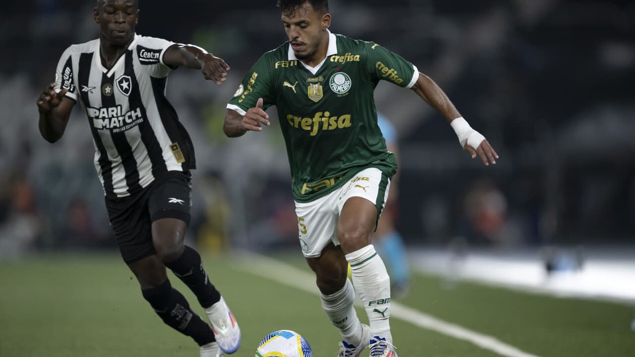 Comparação entre Palmeiras e Botafogo na luta pelo Brasileirão