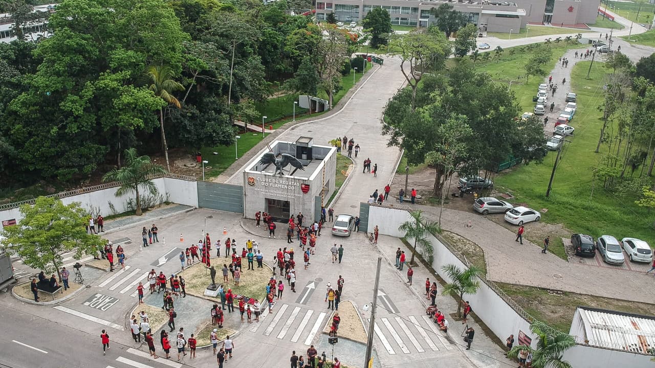 Local de treinamento do Flamengo no Rio de Janeiro: Centro de Treinamento do Mengão.