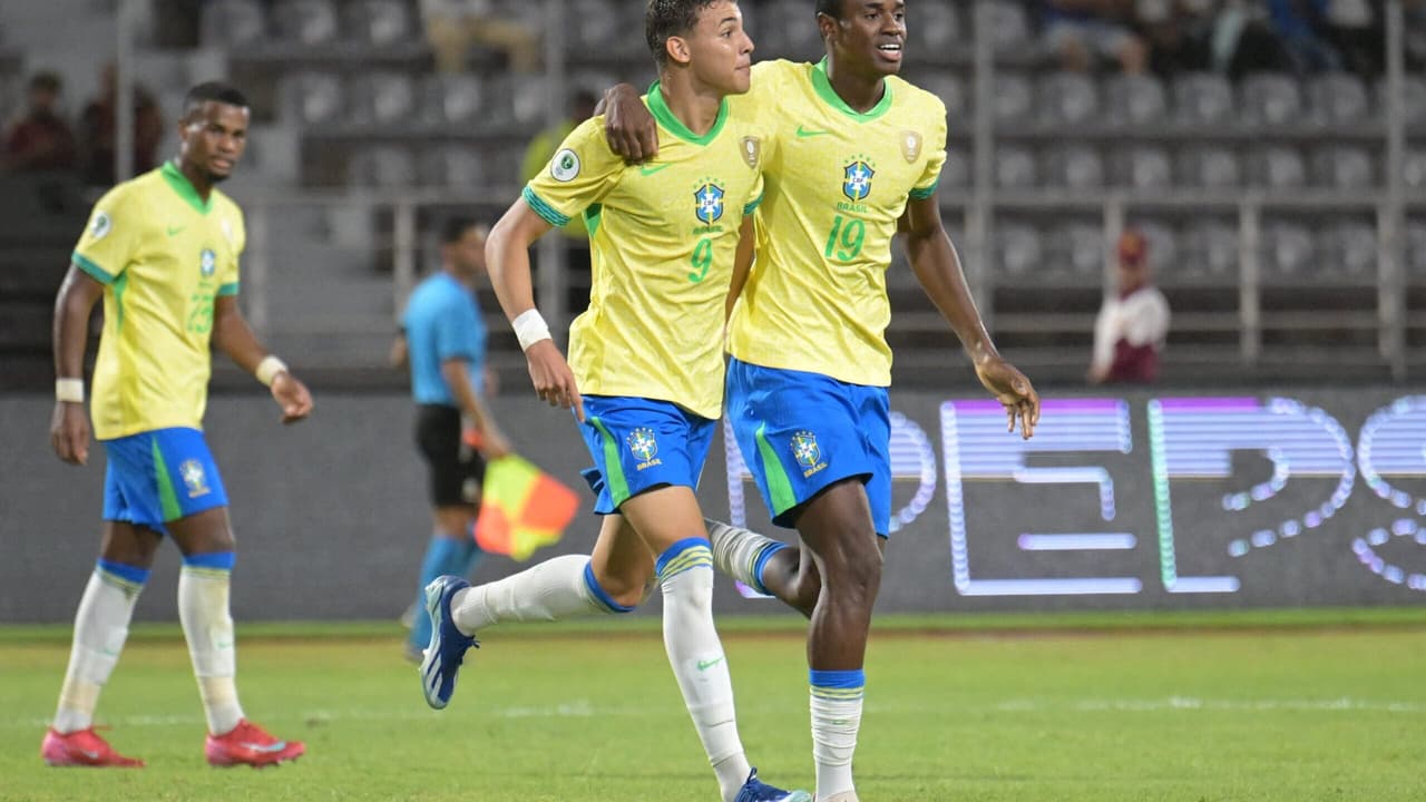 Brasil vence Chile e fica mais perto do título do Sul-Americano Sub-20