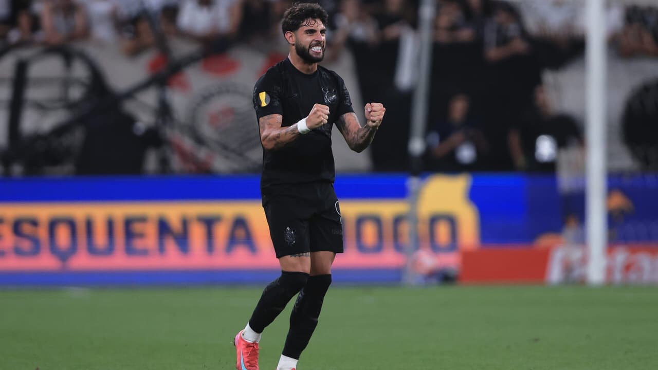 Corinthians domina Santos com brilho de Yuri Alberto no ataque.