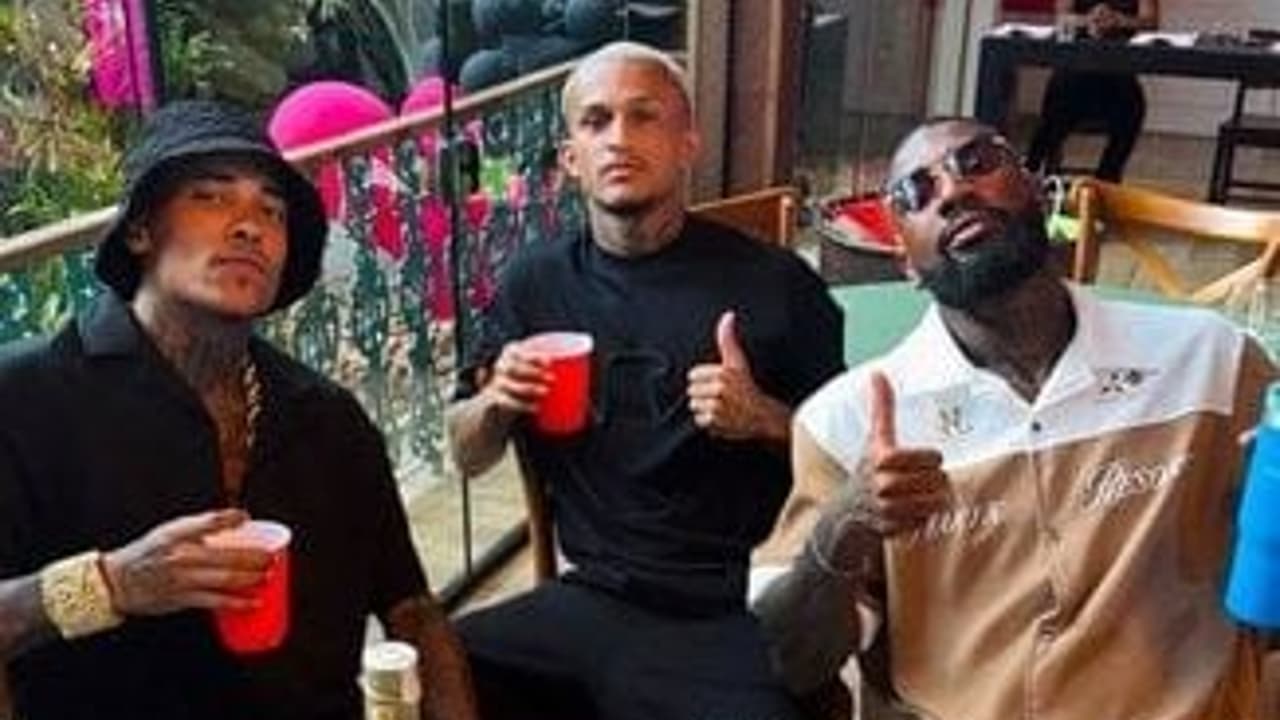 Festa de aniversário da filha de Gerson com presença de jogadores do Flamengo