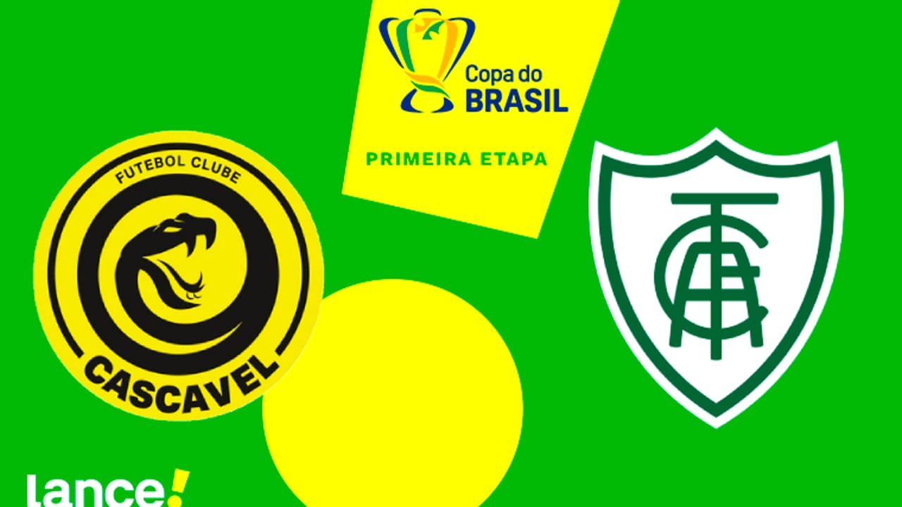 Cascavel x América-MG: onde assistir, horário e prováveis escalaões do jogo pela Copa do Brasil