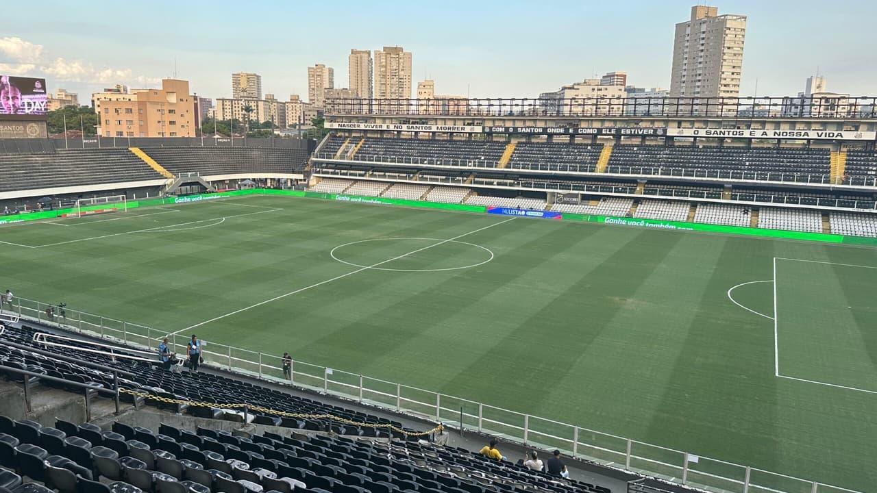 Escalação Santos x Água Santa: Neymar confirmado no time titular
