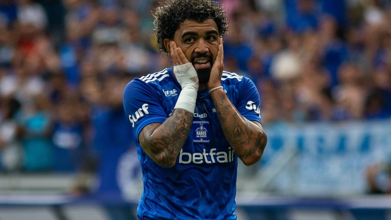 Gols perdidos por Gabigol viralizam em Cruzeiro x América-MG: 'Inacreditáveis'